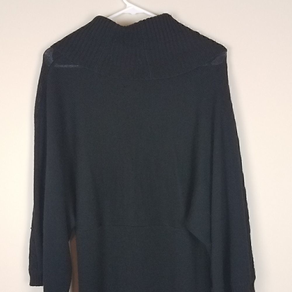 Maggy London Black Turtleneck Sweater Dress - Picture 8 of 10